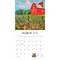 Beckoning Barns | 2026 12 x 24 Inch (Hanging) Monthly Square Wall Calendar | Featuring the Artwork of Lori Deiter | Plastic-Free